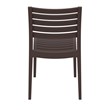 Compamia Ares Outdoor Patio Dining Chair in Brown