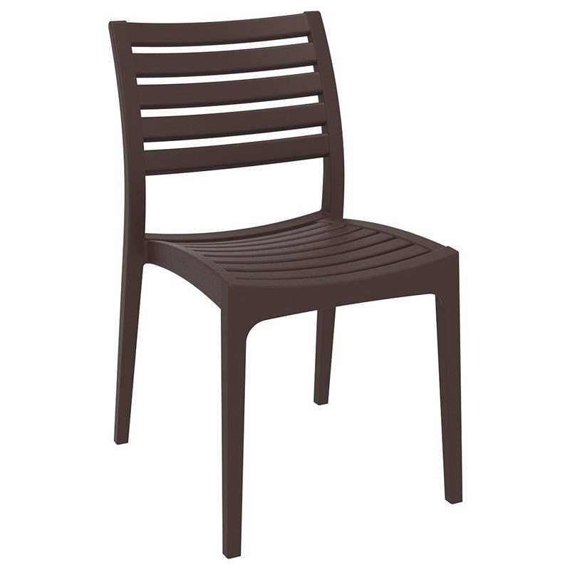 Compamia Ares Outdoor Patio Dining Chair in Brown