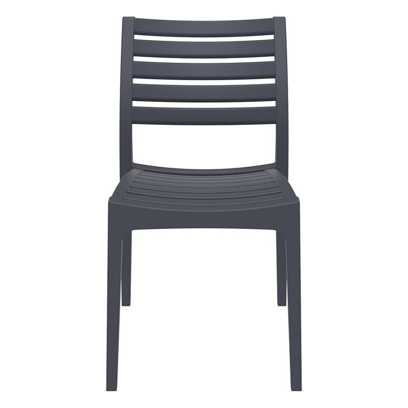 Compamia Ares Outdoor Patio Dining Chair in Dark Gray