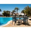 Compamia Ares Outdoor Patio Dining Chair in Dark Gray