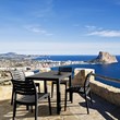 Compamia Ares Outdoor Patio Dining Chair in Dark Gray