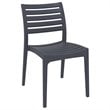 Compamia Ares Outdoor Patio Dining Chair in Dark Gray