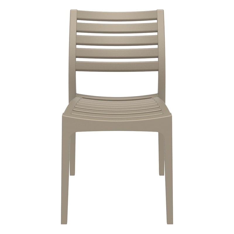 Compamia Ares Outdoor Patio Dining Chair in Taupe