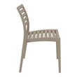 Compamia Ares Outdoor Patio Dining Chair in Taupe