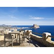 Compamia Ares Outdoor Patio Dining Chair in Taupe