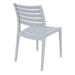 Compamia Ares Outdoor Patio Dining Chair in Silver Gray