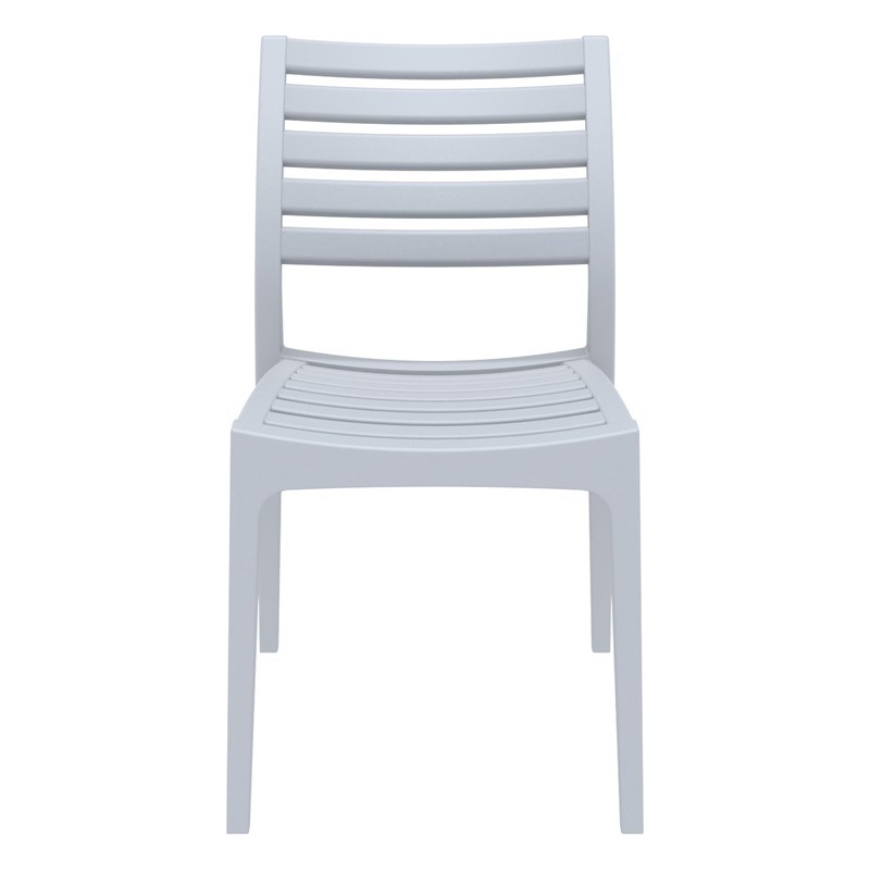 Compamia Ares Outdoor Patio Dining Chair in Silver Gray