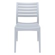 Compamia Ares Outdoor Patio Dining Chair in Silver Gray