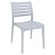 Compamia Ares Outdoor Patio Dining Chair in Silver Gray