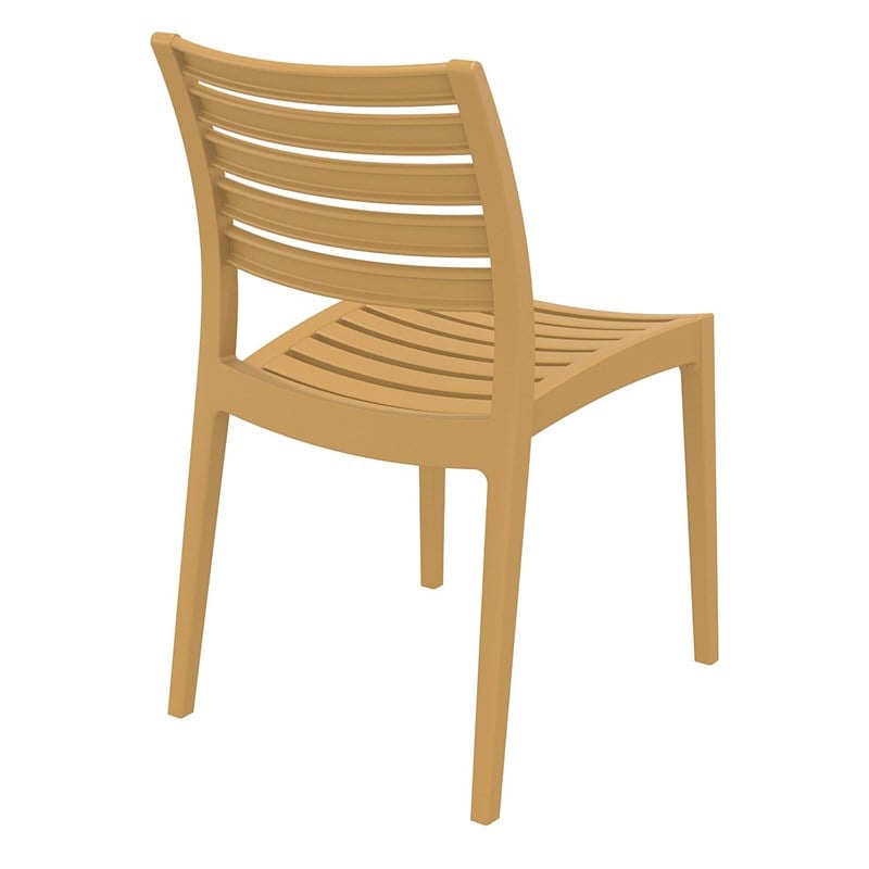 Compamia Ares Outdoor Patio Dining Chair in Teak Brown