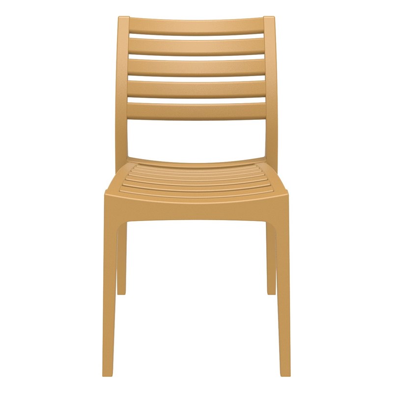 Compamia Ares Outdoor Patio Dining Chair in Teak Brown