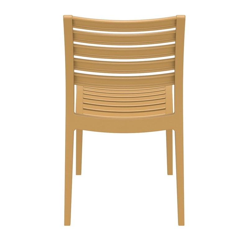 Compamia Ares Outdoor Patio Dining Chair in Teak Brown