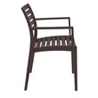 Compamia Artemis Outdoor Patio Dining Arm Chair in Brown