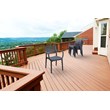 Compamia Artemis Outdoor Patio Dining Arm Chair in Dark Gray