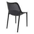 Compamia Air Outdoor Patio Dining Chair in Black