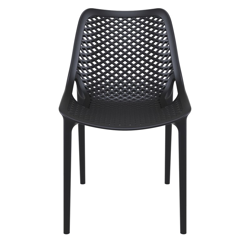 Compamia Air Outdoor Patio Dining Chair in Black