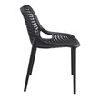 Compamia Air Outdoor Patio Dining Chair in Black