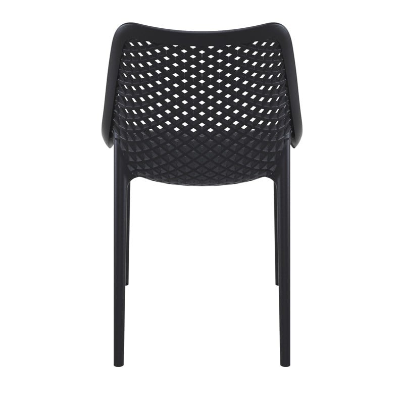 Compamia Air Outdoor Patio Dining Chair in Black
