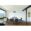 Compamia Air Outdoor Patio Dining Chair in Black