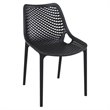 Compamia Air Outdoor Patio Dining Chair in Black