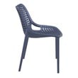Compamia Air Outdoor Patio Dining Chair in Dark Gray