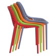 Compamia Air Outdoor Patio Dining Chair in Dark Gray