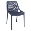 Compamia Air Outdoor Patio Dining Chair in Dark Gray
