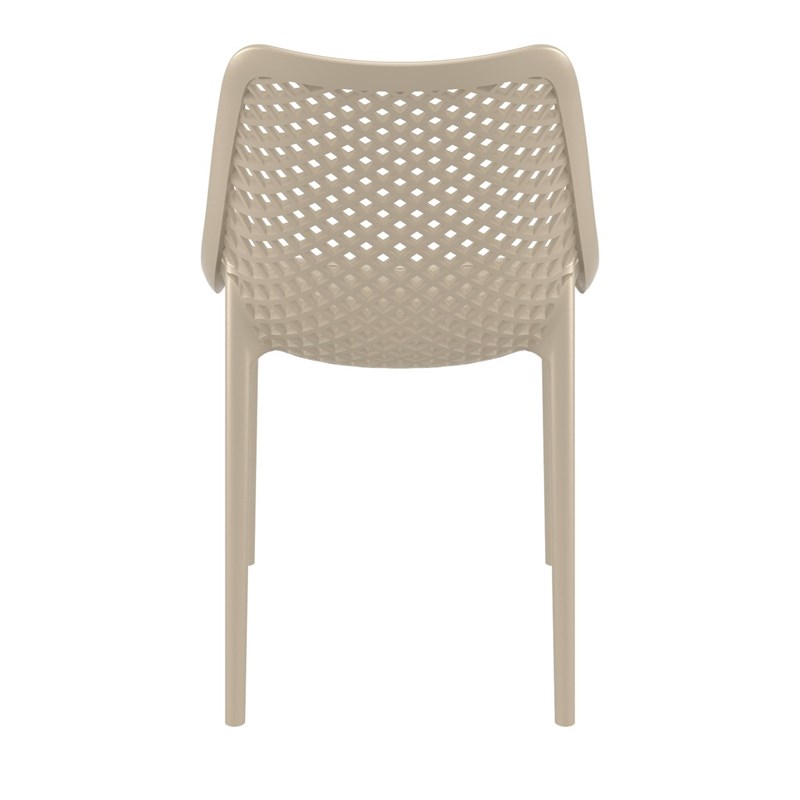 Compamia Air Outdoor Patio Dining Chair in Taupe