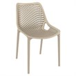 Compamia Air Outdoor Patio Dining Chair in Taupe