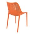 Compamia Air Outdoor Patio Dining Chair in Orange