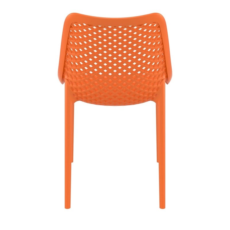Compamia Air Outdoor Patio Dining Chair in Orange