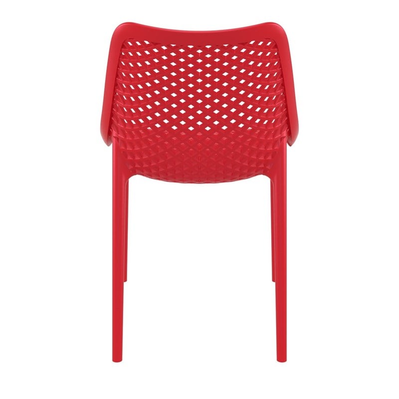 Compamia Air Outdoor Patio Dining Chair in Red