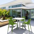 Compamia Air Outdoor Patio Dining Chair in Tropical Green