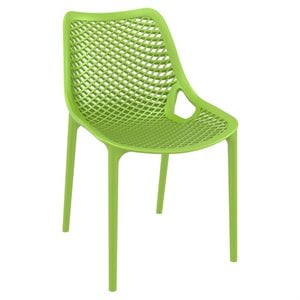 compamia air outdoor patio dining chair in tropical green