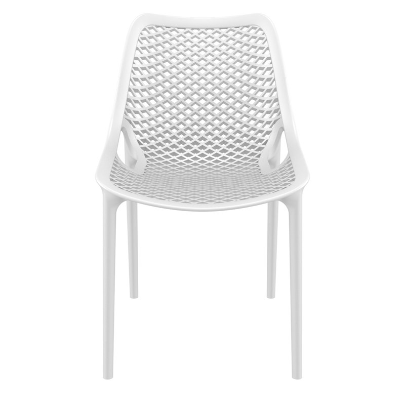 Compamia Air Outdoor Patio Dining Chair in White