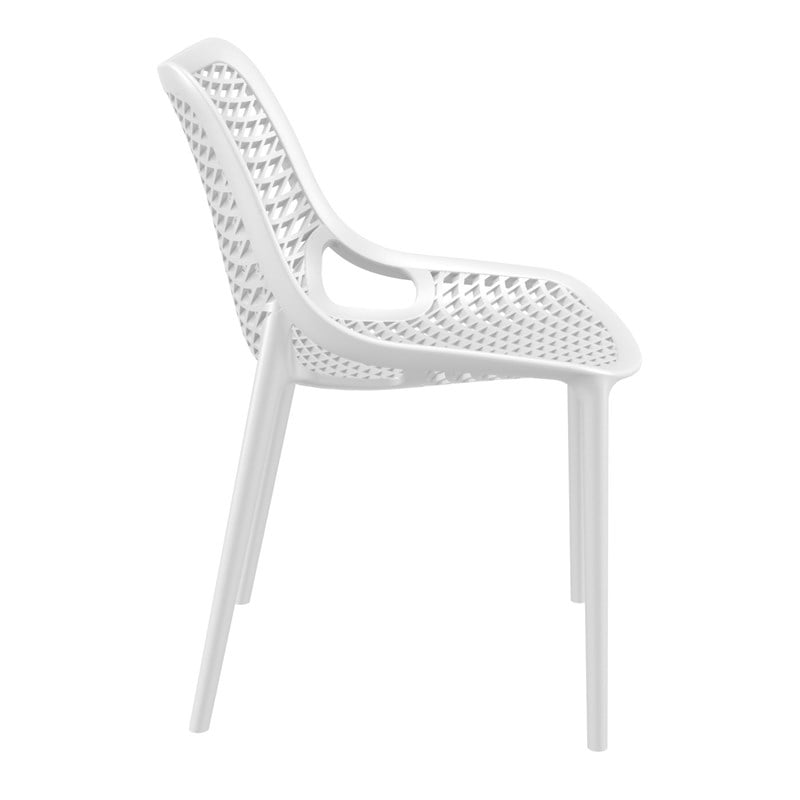 Compamia Air Outdoor Patio Dining Chair in White