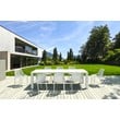 Compamia Air Outdoor Patio Dining Chair in White