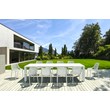 Compamia Air Outdoor Patio Dining Chair in White