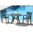 Compamia Sunshine Resin Patio Dining Arm Chair in Green