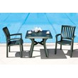 Compamia Sunshine Resin Patio Dining Arm Chair in Green