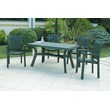 Compamia Sunshine Resin Patio Dining Arm Chair in Green
