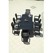 Compamia Sunshine Resin Patio Dining Arm Chair in Green