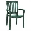 Compamia Sunshine Resin Patio Dining Arm Chair in Green