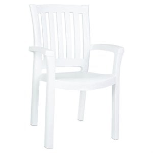 compamia sunshine resin dining arm chair (set of 4)
