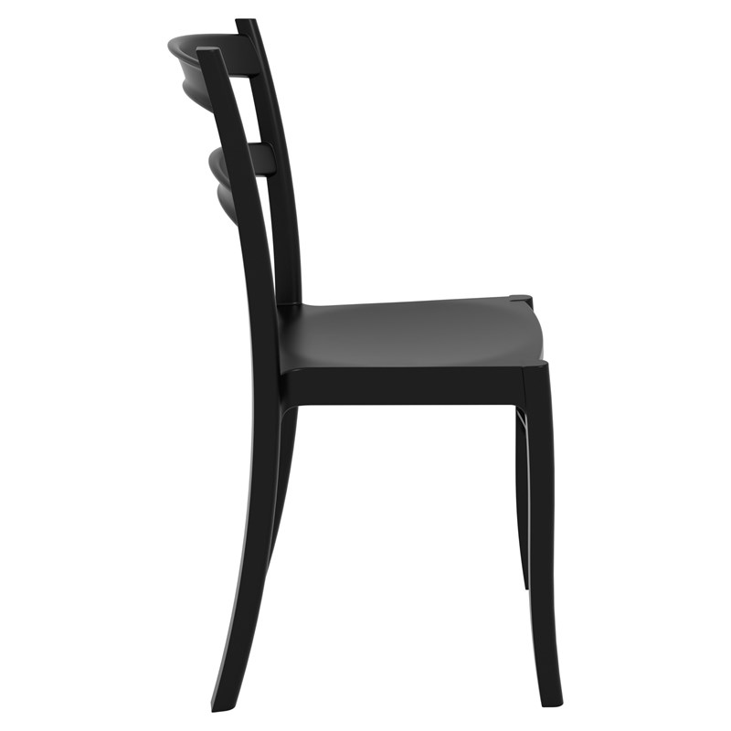 Compamia Tiffany Patio Dining Chair in Black