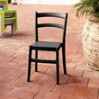 Compamia Tiffany Patio Dining Chair in Black