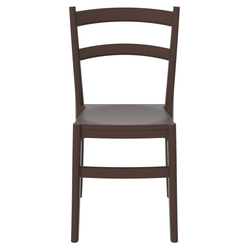 Compamia Tiffany Patio Dining Chair in Brown