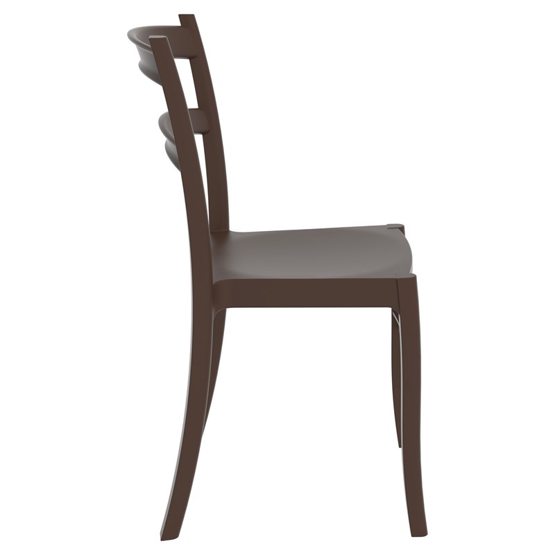 Compamia Tiffany Patio Dining Chair in Brown