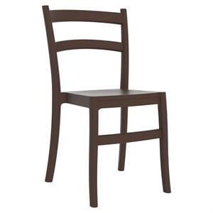 compamia tiffany dining chair in brown (set of 2)