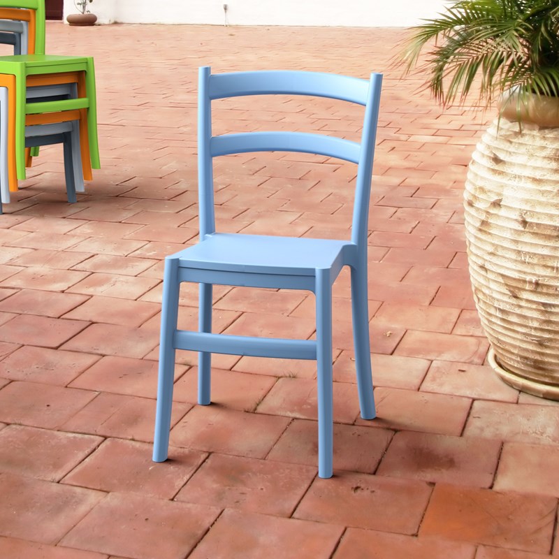 Compamia Tiffany Patio Dining Chair in Light Blue